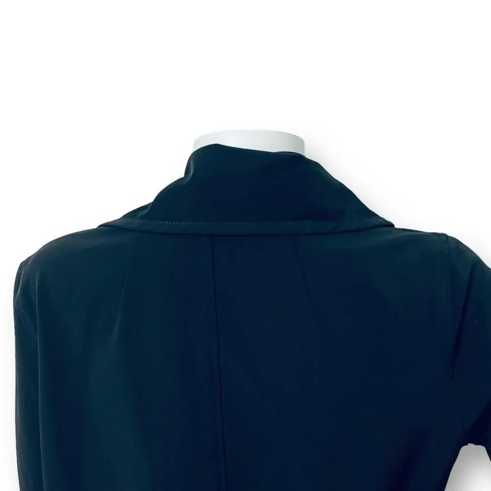 St John Yellow Label Blazer S Zip Front Minimal Quiet Luxury Workwear